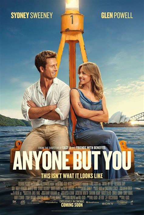 Anyone but you movie - Dec 21, 2023 · Verdict. While Anyone But You doesn’t exactly break new cinematic ground, it is an infectiously sincere and easily watchable film. Despite their inherent charms, Sydney Sweeney and Glen Powell ... 